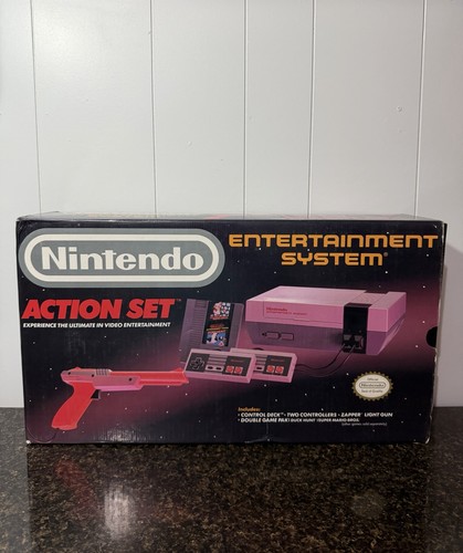 Nintendo nes action set cib - set,