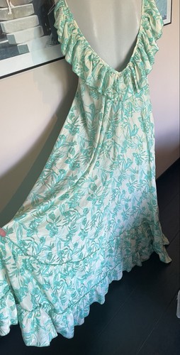 Maxi abito vestito volant - abito,