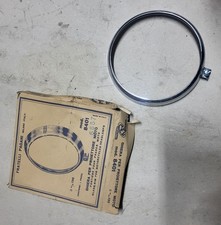 Cerchio Faro Cromato Cev Diametro 130 Per Moto D'epoca Senza Visiera Regolare