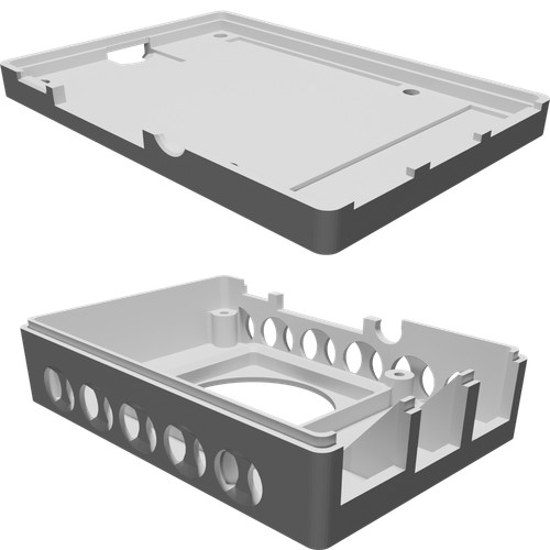Custodia per raspberry - custodia, pi