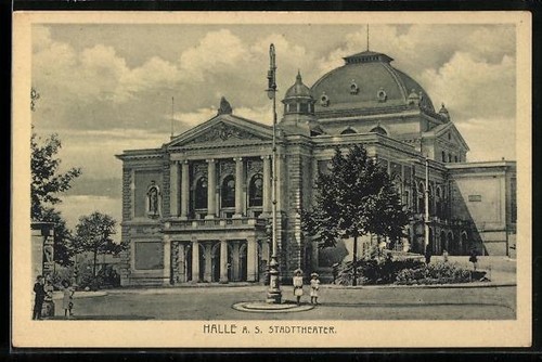Cartolina hall teatro - cartolina,
