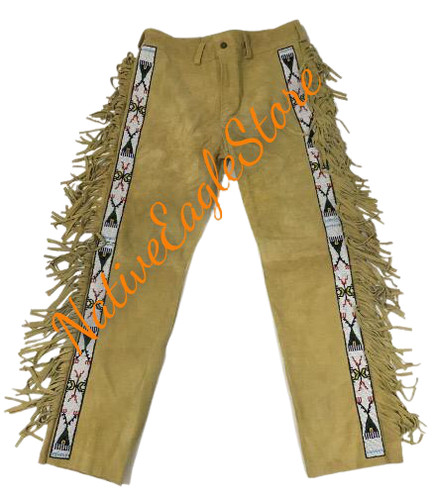 Pantaloni uomo cognac - , pelle