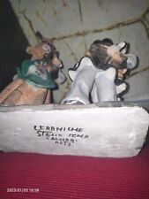 statuetta sarda in ceramica di