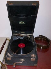 Giradischi antico manovella - a,