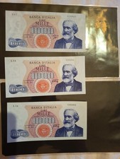 Banconota 1000 Lire Verdi 1º