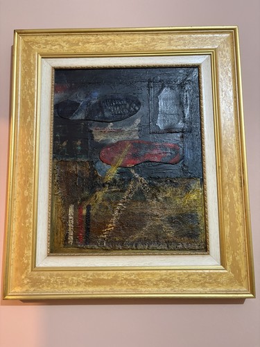 Quadro antico olio tela - olio, su