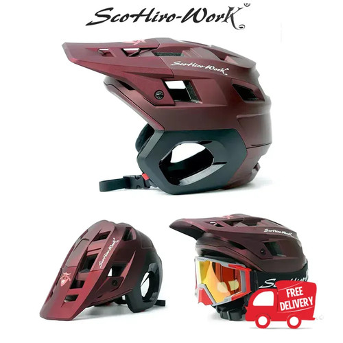 Casco mtb mezza faccia - casco,