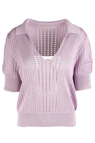 Polo bottega veneta seta viola - veneta,
