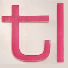 Lettere perspex clear shop - lettere,