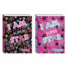 Diario SEVEN star copertina in tessuto cm 15x21 - scegli il modello