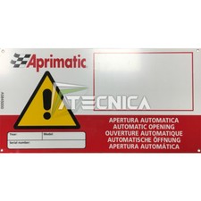 Cartello inox di segnalazione