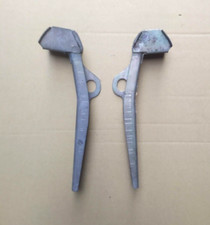 COPPIA DESTRA + SINISTRA STAFFA PARAURTI POSTERIORE FIAT 127 SPECIAL