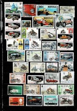 13904- Veicoli a motore Topic. Collezione di francobolli. Trasporti, auto, moto,