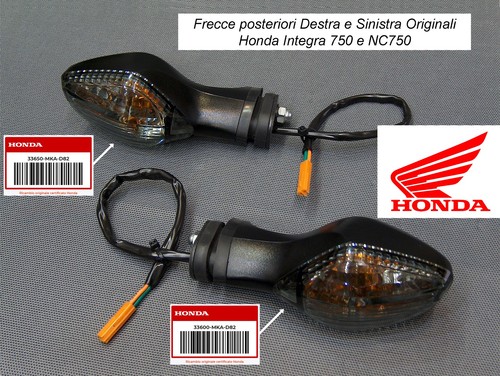 Frecce posteriori destra - , e