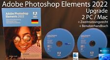 Adobe Photoshop Elements 2022 Upgrade Box + DVD 2 Win/Mac licenza permanente IMBALLO ORIGINALE NUOVO