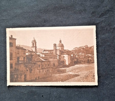 Cartolina Pontremoli (MS). Lungo Magra dai Giardini Pubblici. viaggiata 1920.