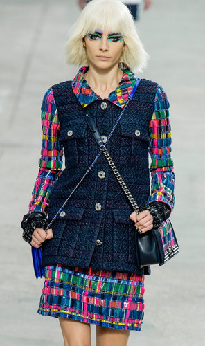 Chanel runway pvc blu - runway,