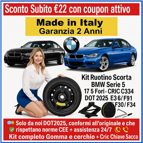 Ruotino scorta bmw - di, 17"