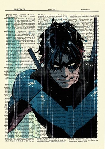 Nightwing dictionary art - nightwing,