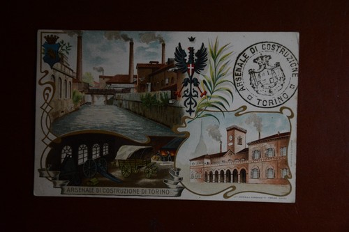 Cartolina militare arsenale - militare,