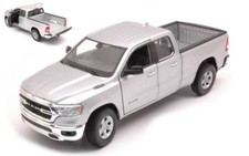 MODELLINO FURGONE STATICO WELLY DODGE RAM 1500 SILVER MODELLISMO SCALA 1:27