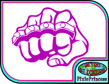 Adesivo In Vinile Doppio Fist