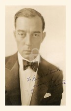 Buster Keaton autografo