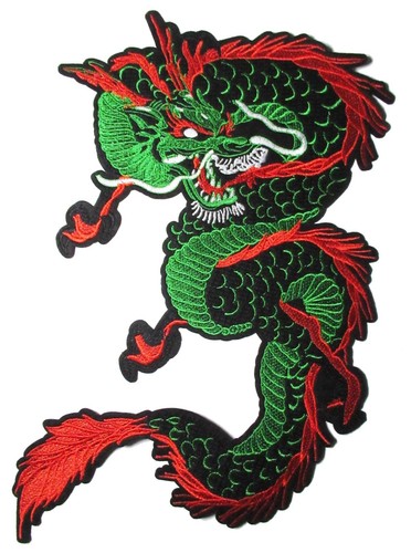 Backpatche dragon vert - , chine
