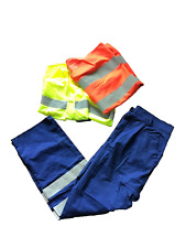 Lotto stock Pantalone con pettorina alta visibilità catarinfrangente size 52