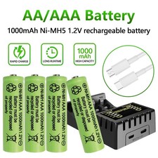 2/4/8x Batteria Ricaricabile