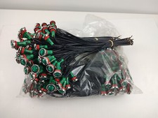 197 pezzi segnalatore lampada spia incasso foro 10mm 24 volt luce verde