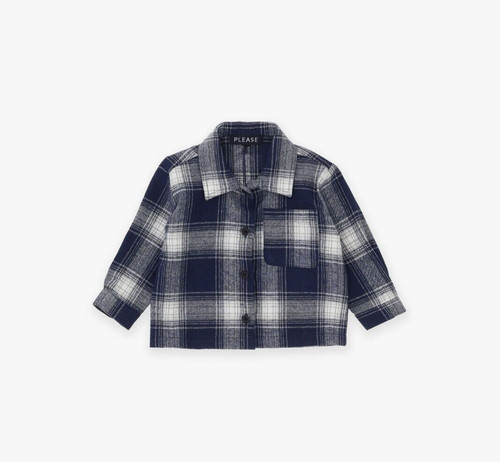 Please camicia scacco bambino - please,