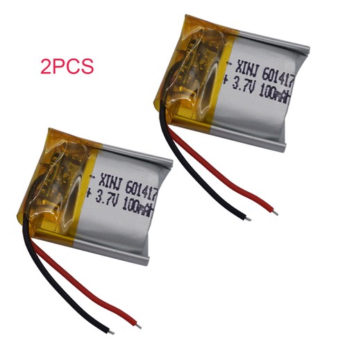 2pcs batteria 100mah - 3.7v,