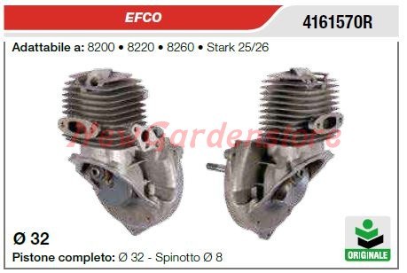 Cilindro pistone efco - cilindro,