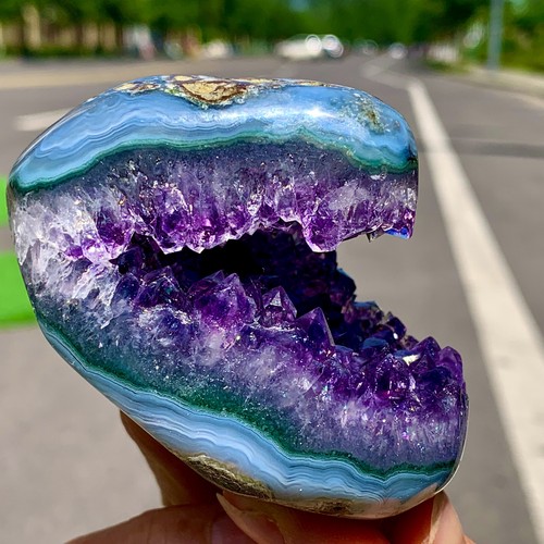 288g ametista naturale geode - 288g,