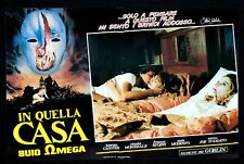 IN QUELLA CASA BUIO OMEGA fotobusta poster Joe D'Amato Monreale Horror AO8