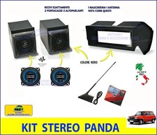 Kit Impianto Stereo Casse Panda dal 1986>  Antenna mascherina audio autoradio 