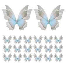 20Pcs Organza Butterflies