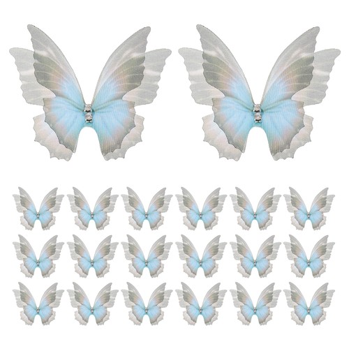 20pcs farfalle organza - 20pcs,