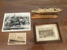 Transatlantico REX Set Foto e Modello Legno 