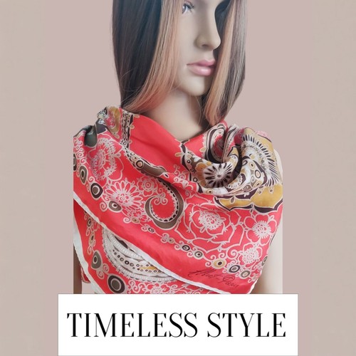Foulard vintage pura seta - pura,