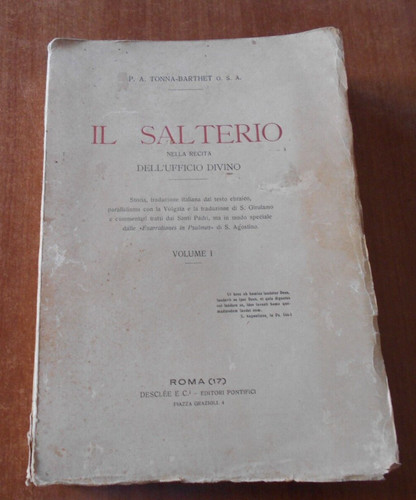 Tonna barthet il salterio - p.a.,