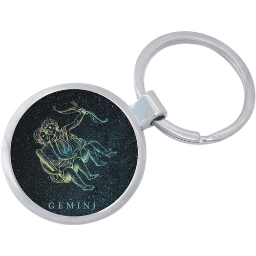 Gemini zodiac stars keychain - zodiac,