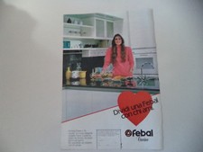 advertising Pubblicità 1987 CUCINE FEBAL e ROMINA POWER