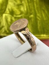 RING anello iniziali R OLD oro antico antique GOLD ORO 333°/°°° inizi 900 REGALO