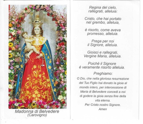 Madonna belvedere - madonna, di