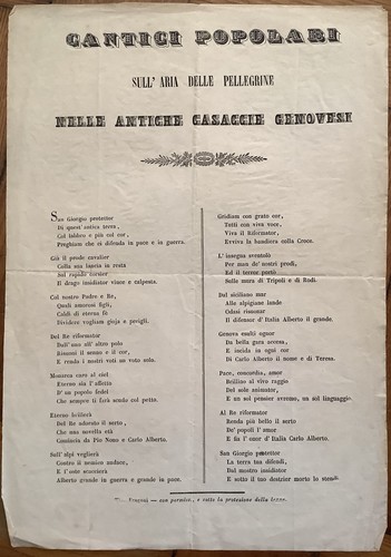 Foglio volante cantici - volante,