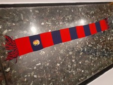 SCIARPA SCARF VINTAGE ULTRAS GENOA GRADINATA NORD A BANDE CON RICAMO. BANCARELLA