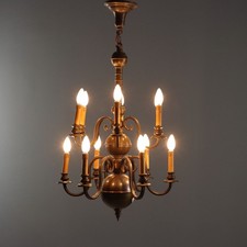 Lampadario Antico Bronzo 12