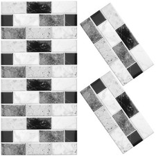  6 Sheets Stick Tile Wall Stickers Adesivi Per Piastrelle Bagno Di Vintage